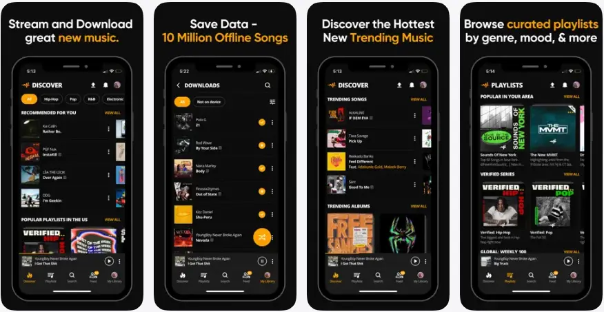10. Audiomack